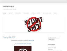Tablet Screenshot of nolimitsecu.fr